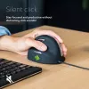 R-Go Tools Ergonomiczna mysz R-Go HE Break z oprogramowaniem przerw, średnia (rozmiar dłoni 165-185 mm), leworęczna, przewodowa, czarna
