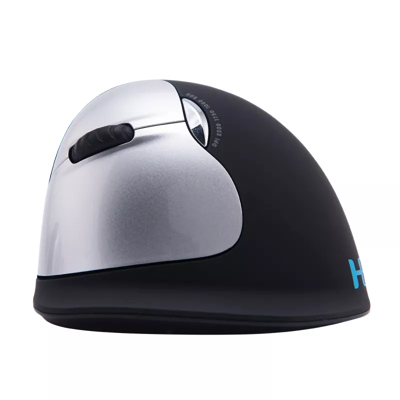 Mysz ergonomiczna R-Go HE Break z oprogramowaniem do przerw, duża (rozmiar dłoni ≥ 185 mm), dla leworęcznych, Bluetooth, czarna
