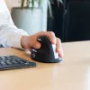 Mysz ergonomiczna R-Go HE Break z oprogramowaniem do przerw, duża (rozmiar dłoni ≥ 185 mm), dla leworęcznych, Bluetooth, czarna