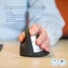 Mysz ergonomiczna R-Go HE Break z oprogramowaniem do przerw, duża (rozmiar dłoni ≥ 185 mm), dla leworęcznych, Bluetooth, czarna