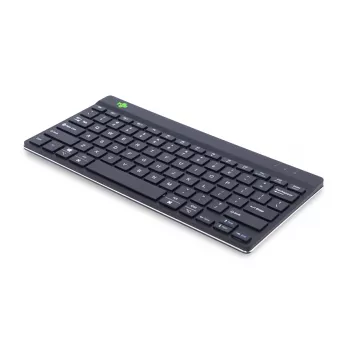 Klawiatura ergonomiczna R-Go Tools R-Go Compact Break, kompaktowa klawiatura z oprogramowaniem do przerw, QWERTY (US), Bluetooth, czarna