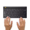 Klawiatura ergonomiczna R-Go Tools R-Go Compact Break, kompaktowa klawiatura z oprogramowaniem do przerw, QWERTY (US), Bluetooth, czarna
