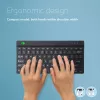 Klawiatura ergonomiczna R-Go Tools R-Go Compact Break, kompaktowa klawiatura z oprogramowaniem do przerw, QWERTY (US), Bluetooth, czarna
