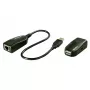 Lindy 50m USB 2.0 Cat.6 Extender, Nadajnik i odbiornik sieciowy, 50 m, 480 Mbit/s, Cat5, Cat5e, Cat6, LG-8311, Czarny