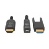 Kabel HDMI na Micro HDMI Manhattan 30m 4K@60Hz aktywny pozłacany