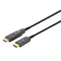 Kabel HDMI na Micro HDMI Manhattan 30m 4K@60Hz aktywny pozłacany