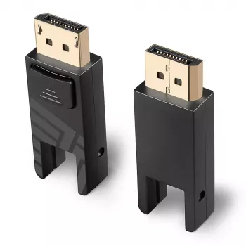 Lindy 50m kabel hybrydowy światłowodowy Mini DisplayPort 1.4 z odłączanymi złączami DP