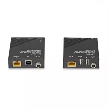 Lindy 70m Cat.6 HDMI 4K60, USB i Audio KVM Extender