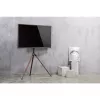 Stojak podłogowy typu tripod, Manhattan, 1 ekran, 37–65 cali, VESA 200x200 do 600x400 mm, maks. 32 kg