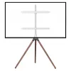 Stojak podłogowy typu tripod, Manhattan, 1 ekran, 37–65 cali, VESA 200x200 do 600x400 mm, maks. 32 kg