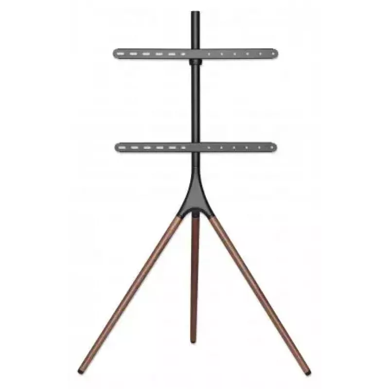 Stojak podłogowy typu tripod, Manhattan, 1 ekran, 37–65 cali, VESA 200x200 do 600x400 mm, maks. 32 kg