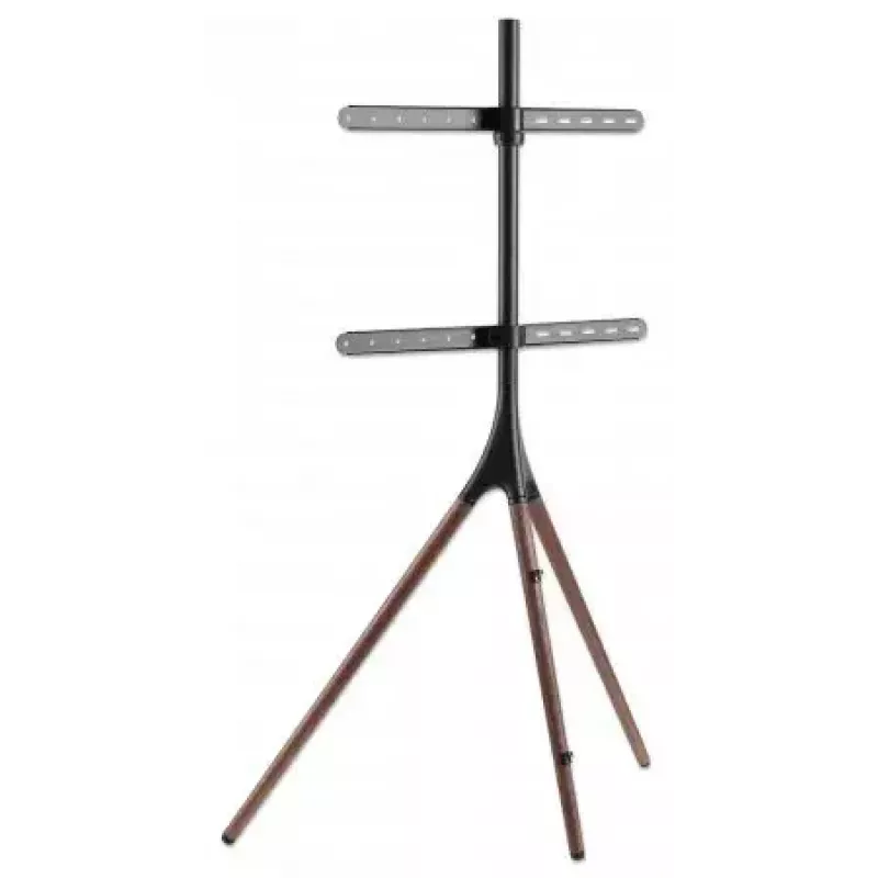 Stojak podłogowy typu tripod, Manhattan, 1 ekran, 37–65 cali, VESA 200x200 do 600x400 mm, maks. 32 kg