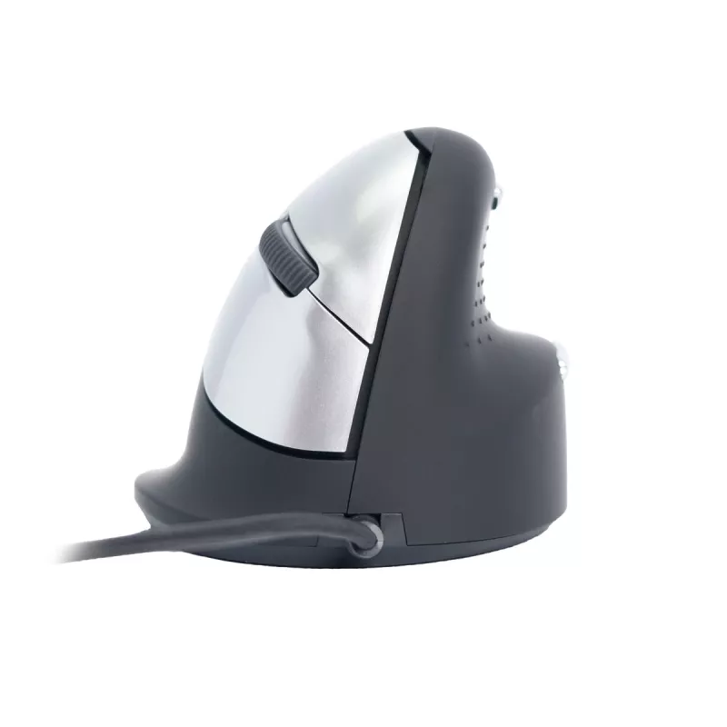Mysz ergonomiczna R-Go Tools R-Go HE Break z oprogramowaniem do przerw, duża (rozmiar dłoni ≥ 185 mm), dla praworęcznych, przewodowa, czarna