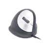 Mysz ergonomiczna R-Go Tools R-Go HE Break z oprogramowaniem do przerw, duża (rozmiar dłoni ≥ 185 mm), dla praworęcznych, przewodowa, czarna