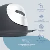 Mysz ergonomiczna R-Go Tools R-Go HE Break z oprogramowaniem do przerw, duża (rozmiar dłoni ≥ 185 mm), dla praworęcznych, przewodowa, czarna