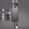 Lindy DST-Mini XT, Mini stacja dokująca do laptopa USB-C z obsługą jednego wyświetlacza (4K) lub dwóch wyświetlaczy (Full HD) oraz ładowaniem przelotowym 100 W