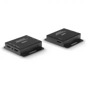 Przedłużacz sygnału HDMI 4K30 i IR z PoC oraz wyjściem pętlowym na odległość do 70 m, po kablu kat. 6, Lindy