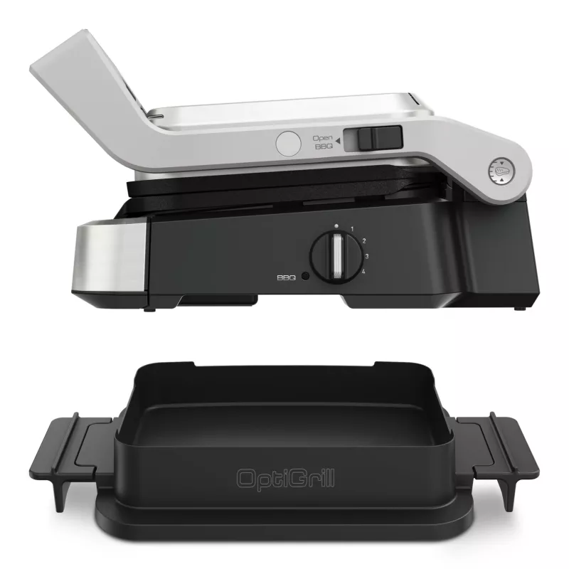 Grill kontaktowy Tefal OptiGrill 4in1 GC774D Stal nierdzewna 2100W