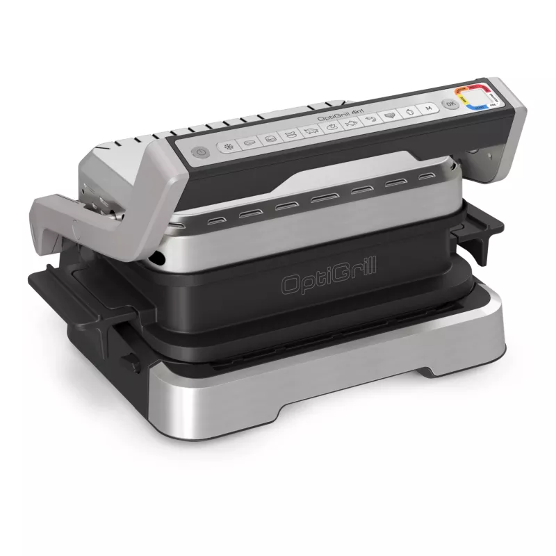 Grill kontaktowy Tefal OptiGrill 4in1 GC774D Stal nierdzewna 2100W