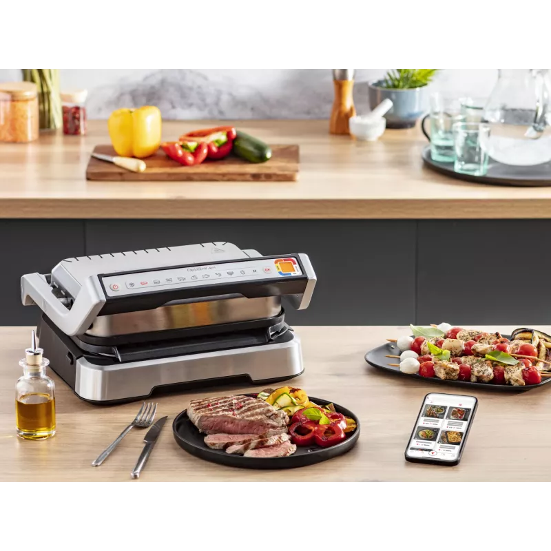 Grill kontaktowy Tefal OptiGrill 4in1 GC774D Stal nierdzewna 2100W