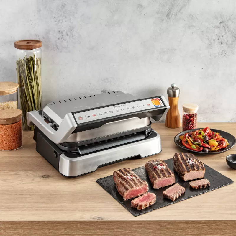 Grill kontaktowy Tefal OptiGrill 4in1 GC774D Stal nierdzewna 2100W