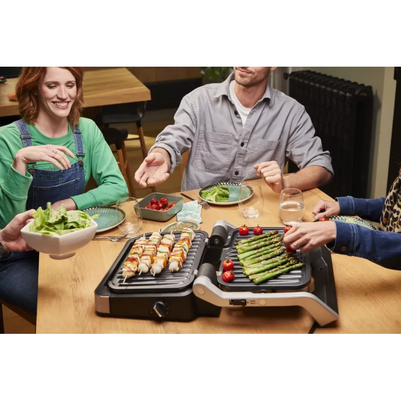 Grill kontaktowy Tefal OptiGrill 4in1 GC774D Stal nierdzewna 2100W