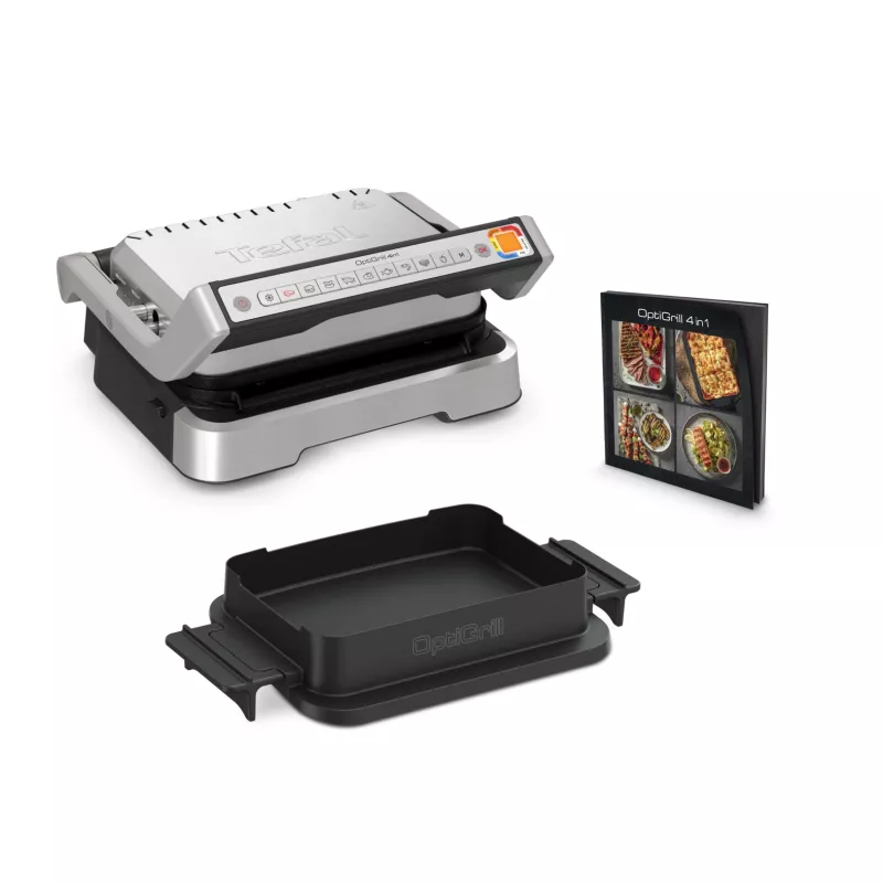 Grill kontaktowy Tefal OptiGrill 4in1 GC774D Stal nierdzewna 2100W