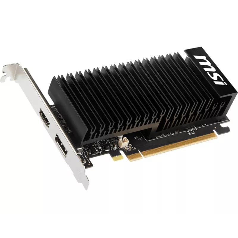 Karta graficzna MSI GeForce GT 1030 — 4 GB GDDR4, PCIe 3.0, boost 1430 MHz, 64-bit, aktywne chłodzenie