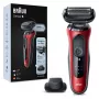 Golarka foliowa Braun Series 6 61-R1200s SensoFlex SensoFoil Czarno-czerwona