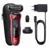 Golarka foliowa Braun Series 6 61-R1200s SensoFlex SensoFoil Czarno-czerwona