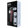 Golarka foliowa Braun Series 6 61-R1200s SensoFlex SensoFoil Czarno-czerwona