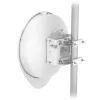 Mostek sieciowy UBIQUITI UISP airFiber 60 XG — 6000 Mbit/s, zasięg do 4000 m, Gigabit Ethernet, montaż na słupie, biały