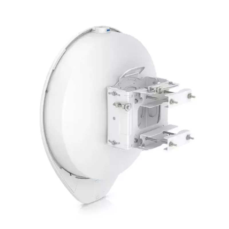 Mostek sieciowy UBIQUITI UISP airFiber 60 XG — 6000 Mbit/s, zasięg do 4000 m, Gigabit Ethernet, montaż na słupie, biały