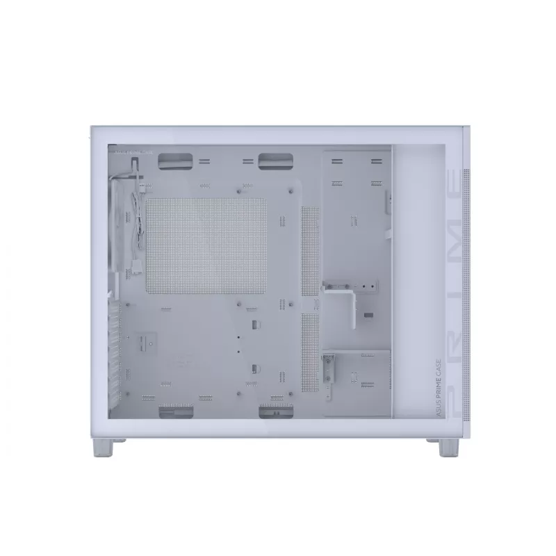 Obudowa PC ASUS PRIME AP303 TG biały — ATX/Micro-ATX/Mini-ITX, szkło hartowane, USB-C, wsparcie dla GPU 360 mm