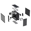 ASUS PRIME AP303 TG Czarny, PC, Czarny, micro ATX, Mini-ITX, ATX, 16.5 cm, 36 cm, 18 cm