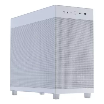 PC case ASUS PRIME AP303 Mesh Midi Tower biały — ATX/Micro ATX/Mini-ITX, GPU do 36 cm, PSU do 18 cm, wysokość chłodzenia CPU 16.5 cm