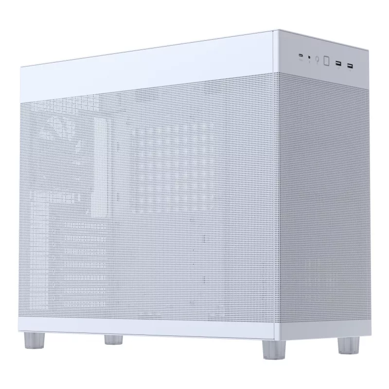 PC case ASUS PRIME AP303 Mesh Midi Tower biały — ATX/Micro ATX/Mini-ITX, GPU do 36 cm, PSU do 18 cm, wysokość chłodzenia CPU 16.5 cm