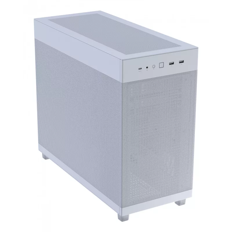 PC case ASUS PRIME AP303 Mesh Midi Tower biały — ATX/Micro ATX/Mini-ITX, GPU do 36 cm, PSU do 18 cm, wysokość chłodzenia CPU 16.5 cm