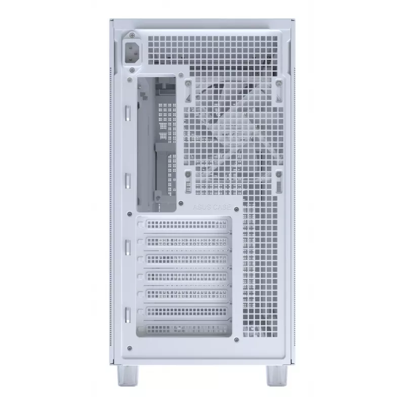 PC case ASUS PRIME AP303 Mesh Midi Tower biały — ATX/Micro ATX/Mini-ITX, GPU do 36 cm, PSU do 18 cm, wysokość chłodzenia CPU 16.5 cm