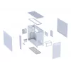 PC case ASUS PRIME AP303 Mesh Midi Tower biały — ATX/Micro ATX/Mini-ITX, GPU do 36 cm, PSU do 18 cm, wysokość chłodzenia CPU 16.5 cm