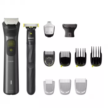 Philips maszynka do strzyżenia włosów MG9540/15 — 0,2–20 mm, 120 min pracy, wbudowany akumulator Li-Ion, do stosowania na mokro i sucho, w zestawie OneBlade