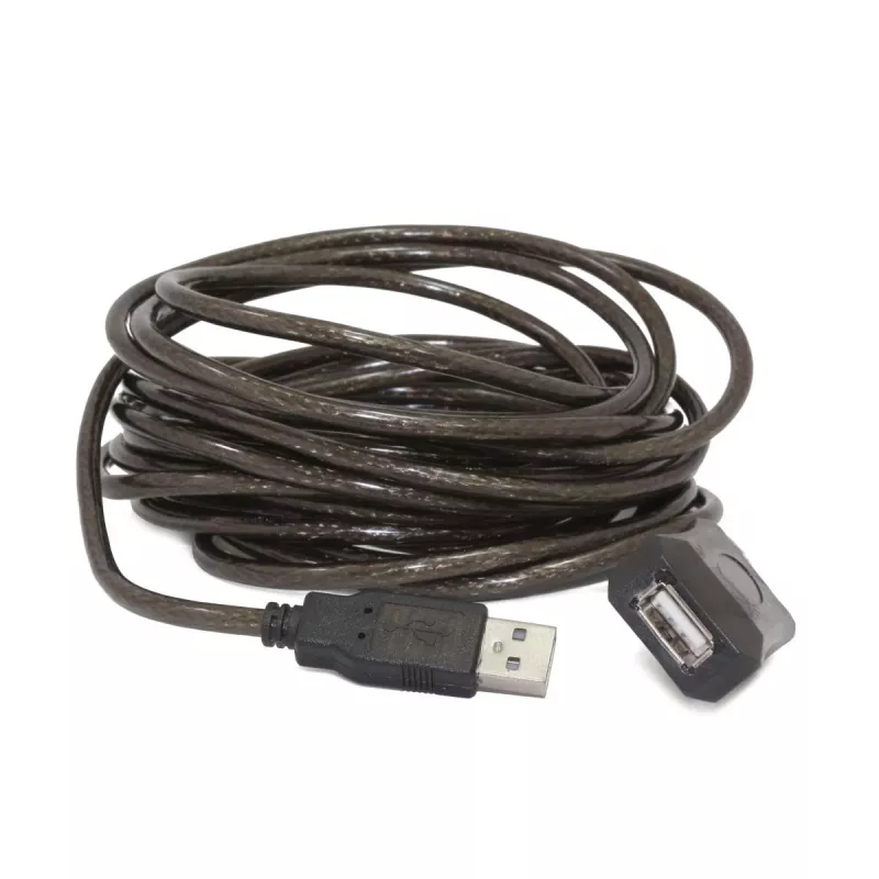 GEMBIRD Active USB 2.0 Extension kabel, 10m - Czarny