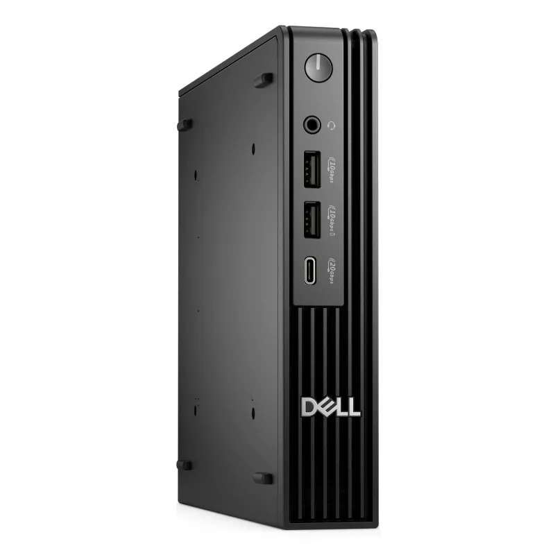 Mini PC Dell Pro QBM1250 Plus — Intel Core Ultra 5 235, 16 GB DDR5, 512 GB NVMe SSD, Windows 11 Pro, Micro PC, Czarny
