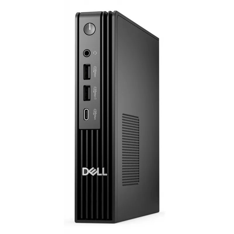 Mini PC Dell Pro QBM1250 Plus — Intel Core Ultra 5 235, 16 GB DDR5, 512 GB NVMe SSD, Windows 11 Pro, Micro PC, Czarny