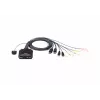 Przełącznik KVM ATEN CS22DP-AT 2-portowy USB DisplayPort, 4K@30Hz, konsola USB-A, audio, kabel 1.2 m