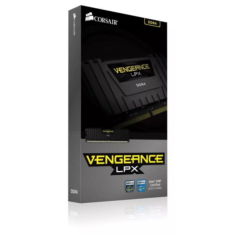 CORSAIR Memory 32GB DDR4 2666MHz Kit 4 DIMM C16 Vengeance Low Profilex Speicherkit