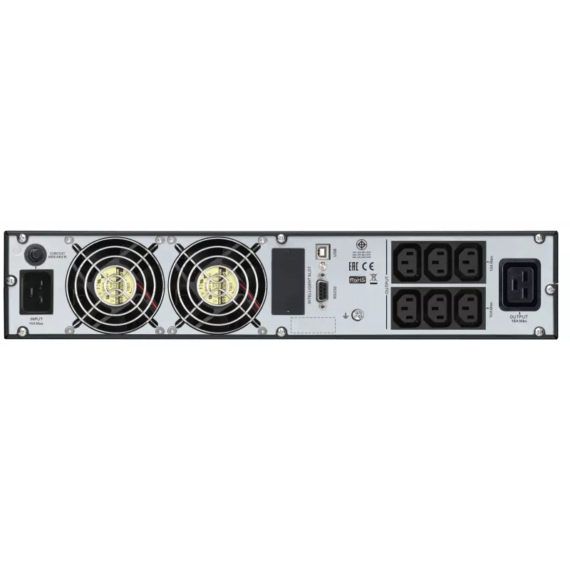 APC SRV3KRI zasilacz awaryjny (UPS) z podwójną konwersją (Online) 3 kVA 2400 W 7 gniazd AC