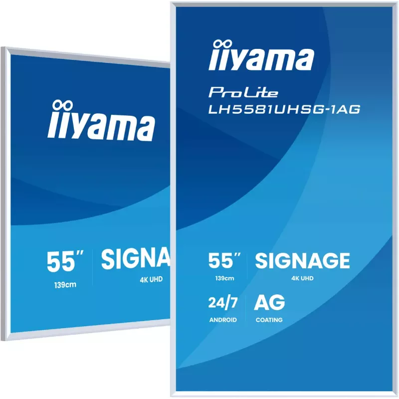 Monitor iiyama LH5581UHSG-1AG 54.6 cala Interaktywny panel płaski 4K Ultra HD 3840 x 2160