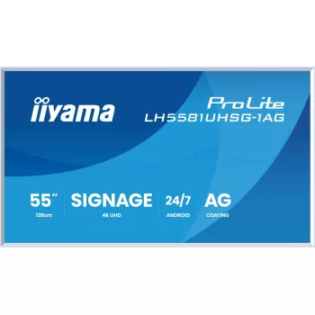 Monitor iiyama LH5581UHSG-1AG 54.6 cala Interaktywny panel płaski 4K Ultra HD 3840 x 2160