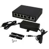 PULSAR Gigabit PoE Switch SG-64 — 4 porty PoE, 2 porty uplink